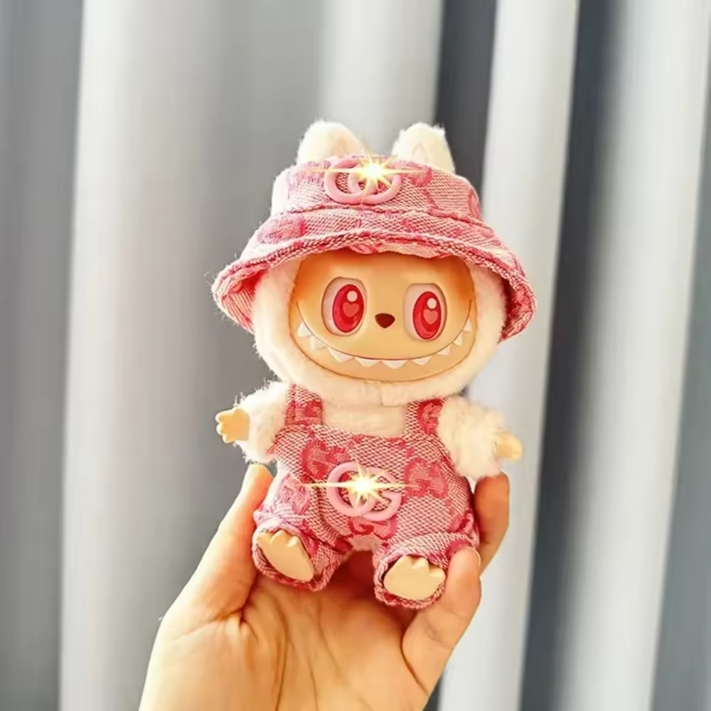 Fashion 2 Piece Set For Labubu Or Any Other 15-17cm DollNIP - Picture 2 of 2